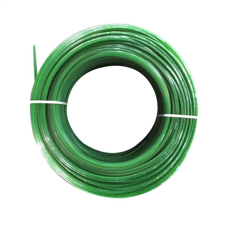 Garisan Trimmer Nylon Bentuk Persegi 2.4mm Untuk Mesin Pemotong Rumput Pemotong Berus