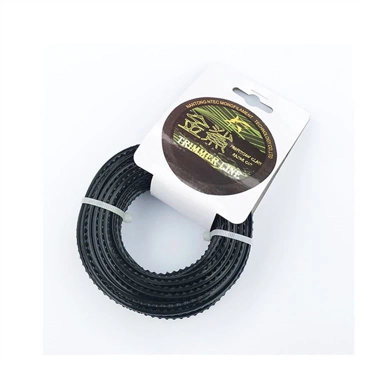 Talian Pemangkas Nilon Gigi Gergaji Hitam